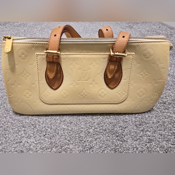 Louis Vuitton Monogram Vernis Shoulder Bag Butter Yellow Patent Leather Pastel - Picture 5 of 16